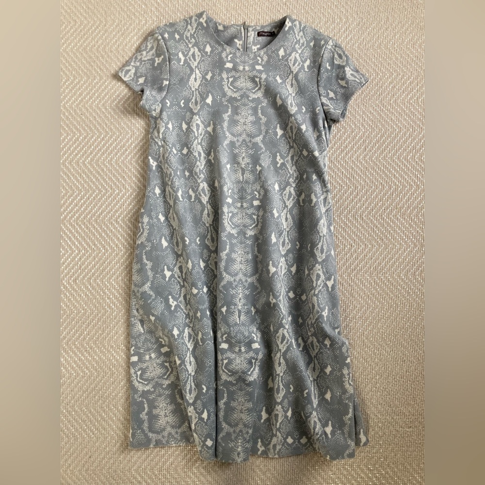 J.McLaughlin faux suede swing dress